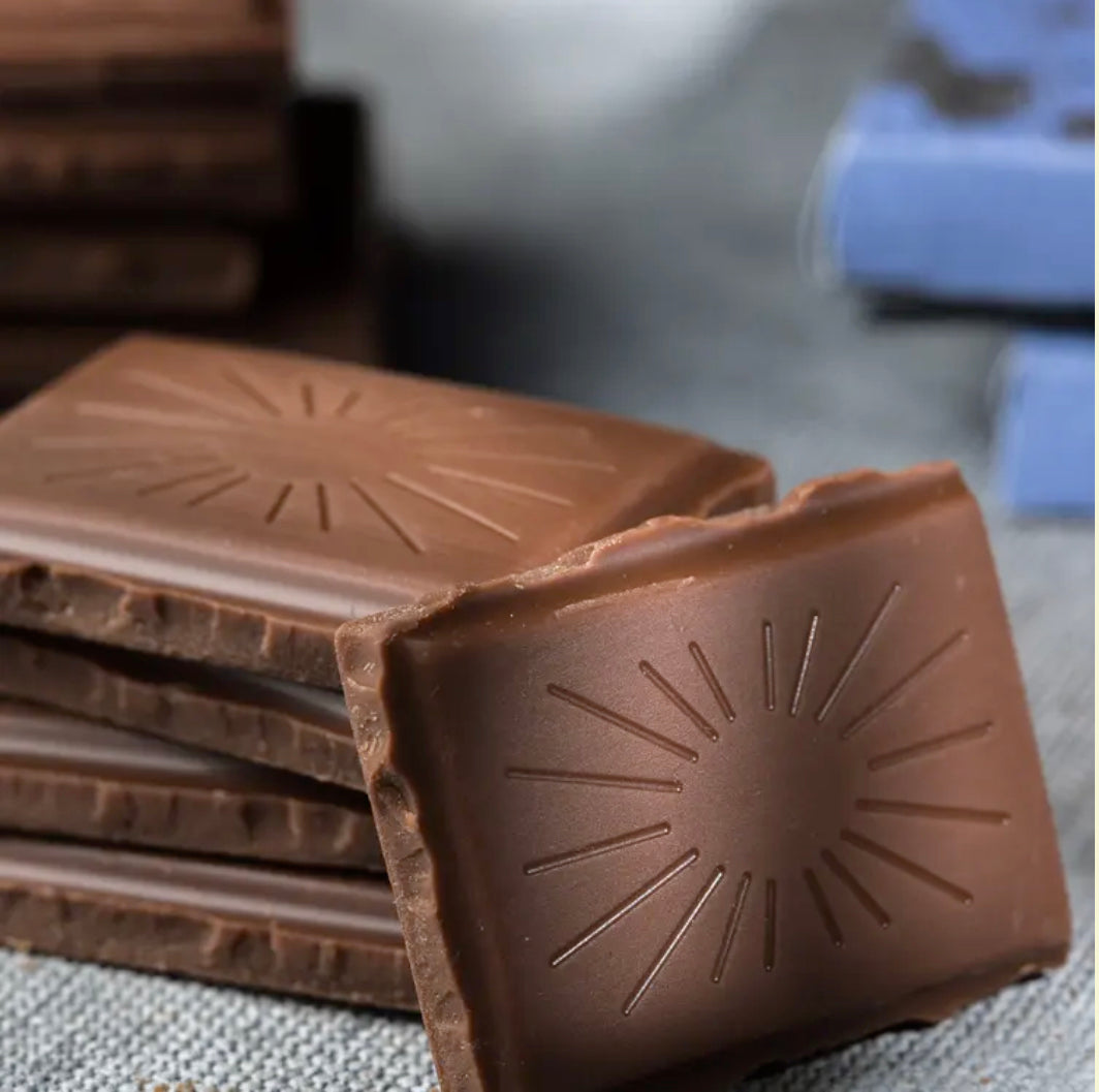 Original Beans Chocolate Bar Unwrapped