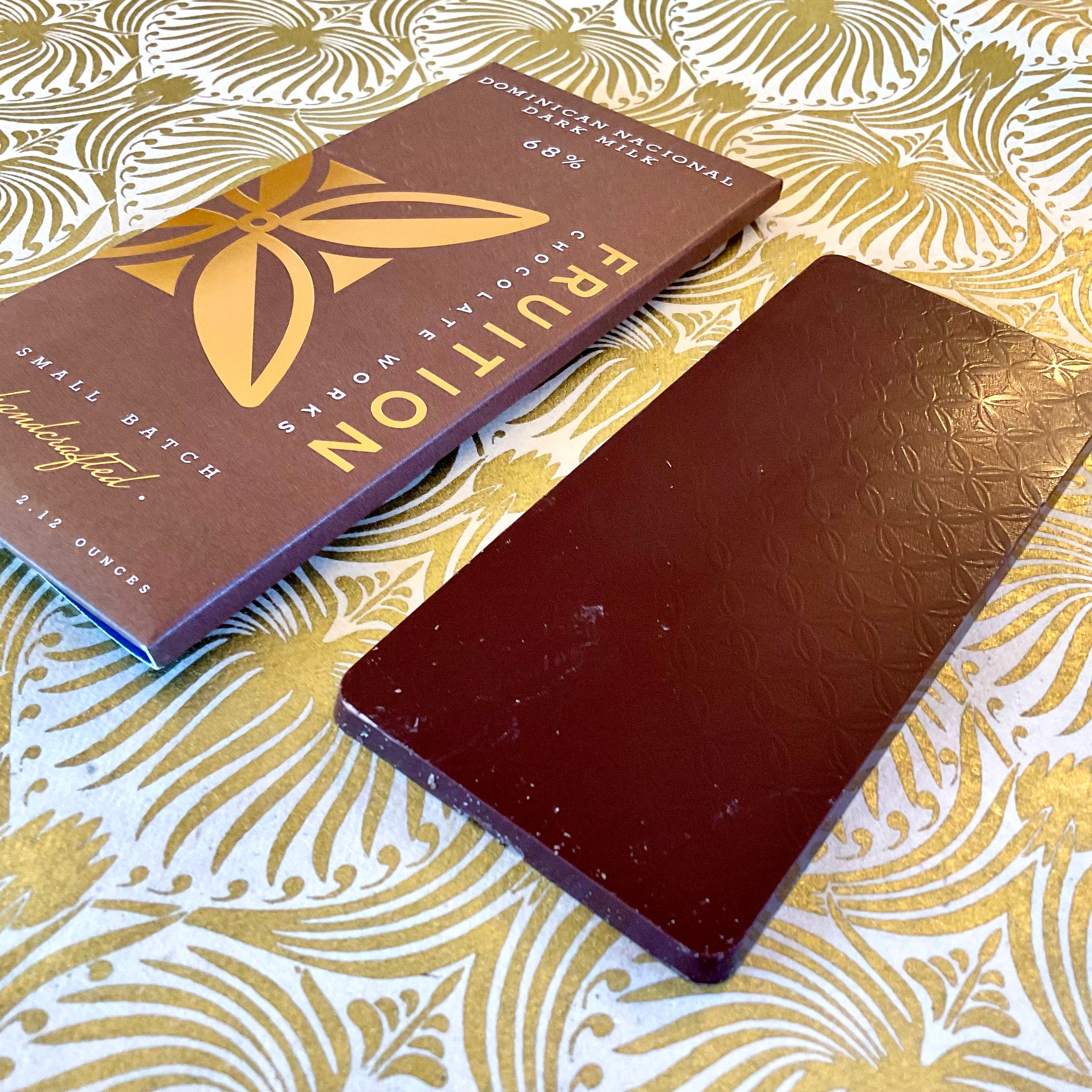 Fruition Dominican Nacional 68% Dark Milk Chocolate Bar