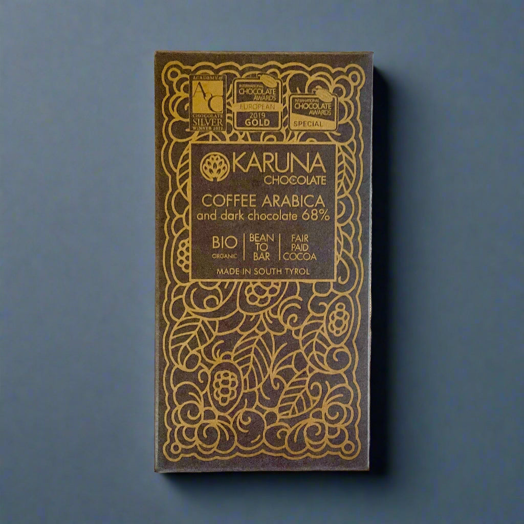Karuna Coffee Arabica 68% Dark Chocolate Bar
