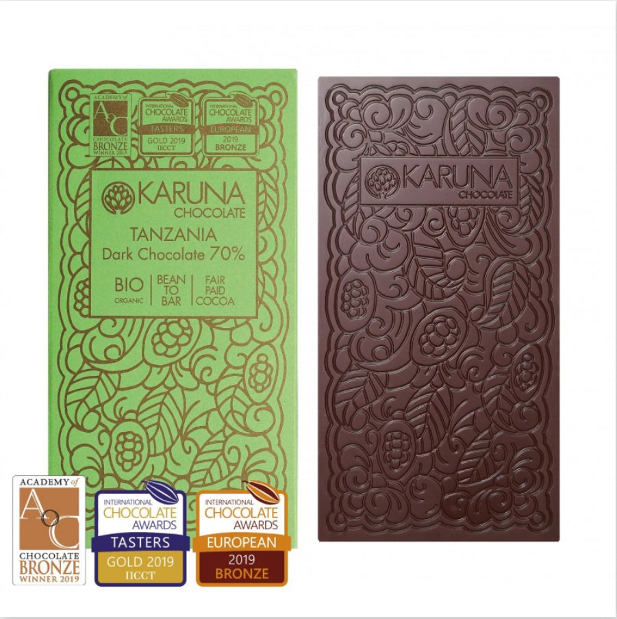 Karuna Tanzania Dark Chocolate Bar 70%