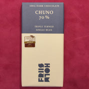 Friis Holm Chuno Triple Turned Dark Chocolate Bar - Barometer Chocolate