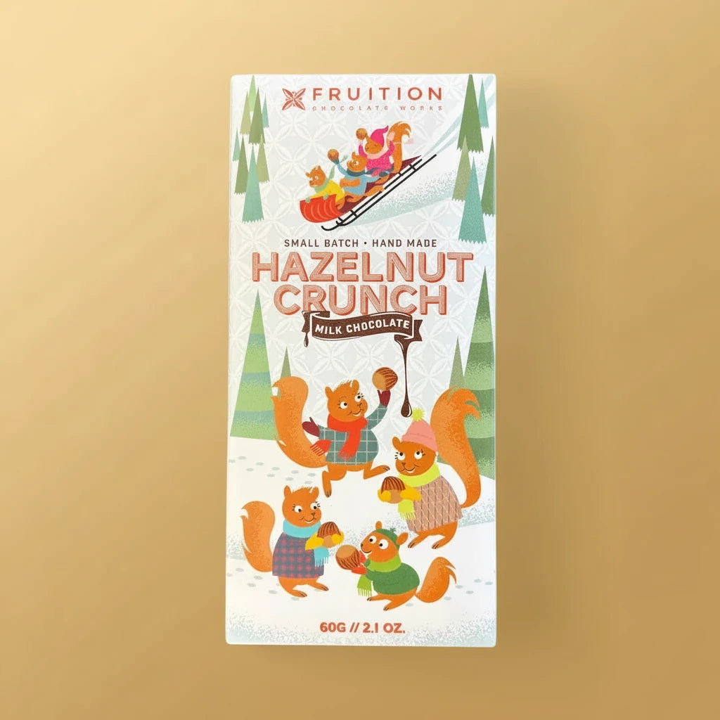 Fruition Hazelnut Crunch Milk Chocolate Bar