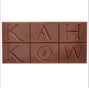 Kahkow Dark Chocolate Bar Unwrapped