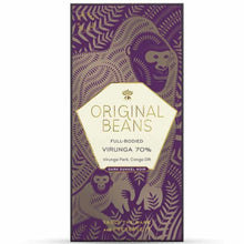 Load image into Gallery viewer, Original Beans Virunga 70% Dark Chocolate Bar, Virunga Park, Congo