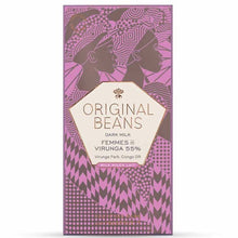 Load image into Gallery viewer, Original Beans Femmes De Virunga 55% Dark Milk Chocolate Bar