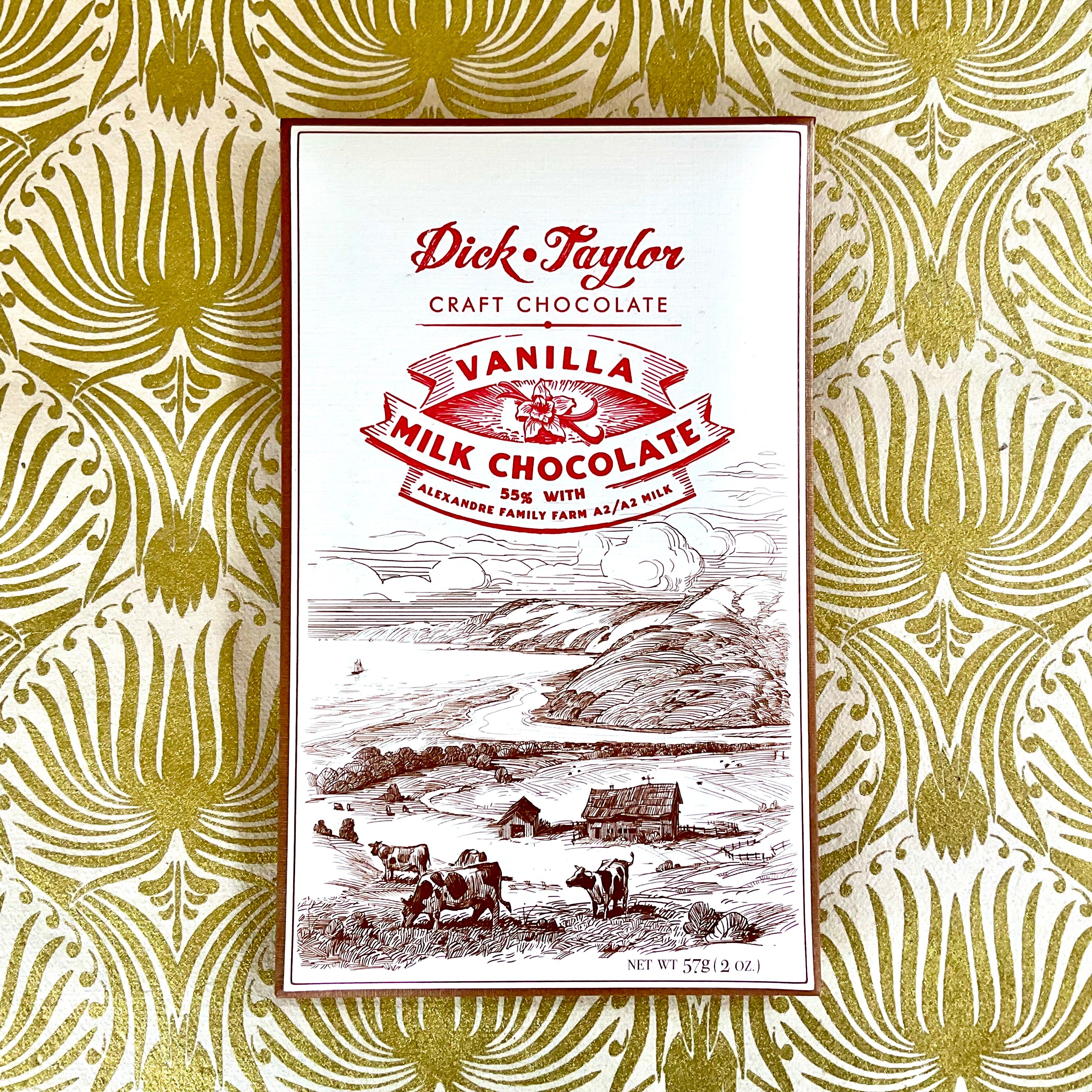 Dick Taylor Vanilla Milk Chocolate Bar 58% Dark Milk