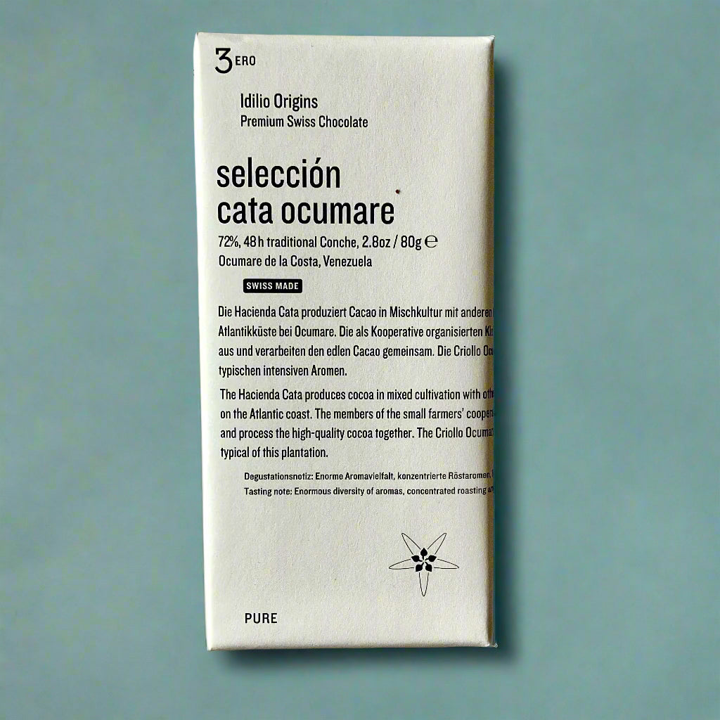 Idilio Origins Cata Ocumare 72% Dark Chocolate Bar