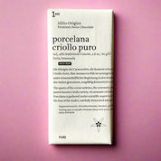 Idilio Origins Porcelana Criollo Puro Dark Chocolate Bar