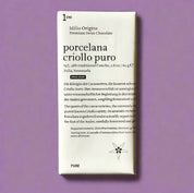 Idilio Origins Porcelana Criollo Puro Dark Chocolate Bar