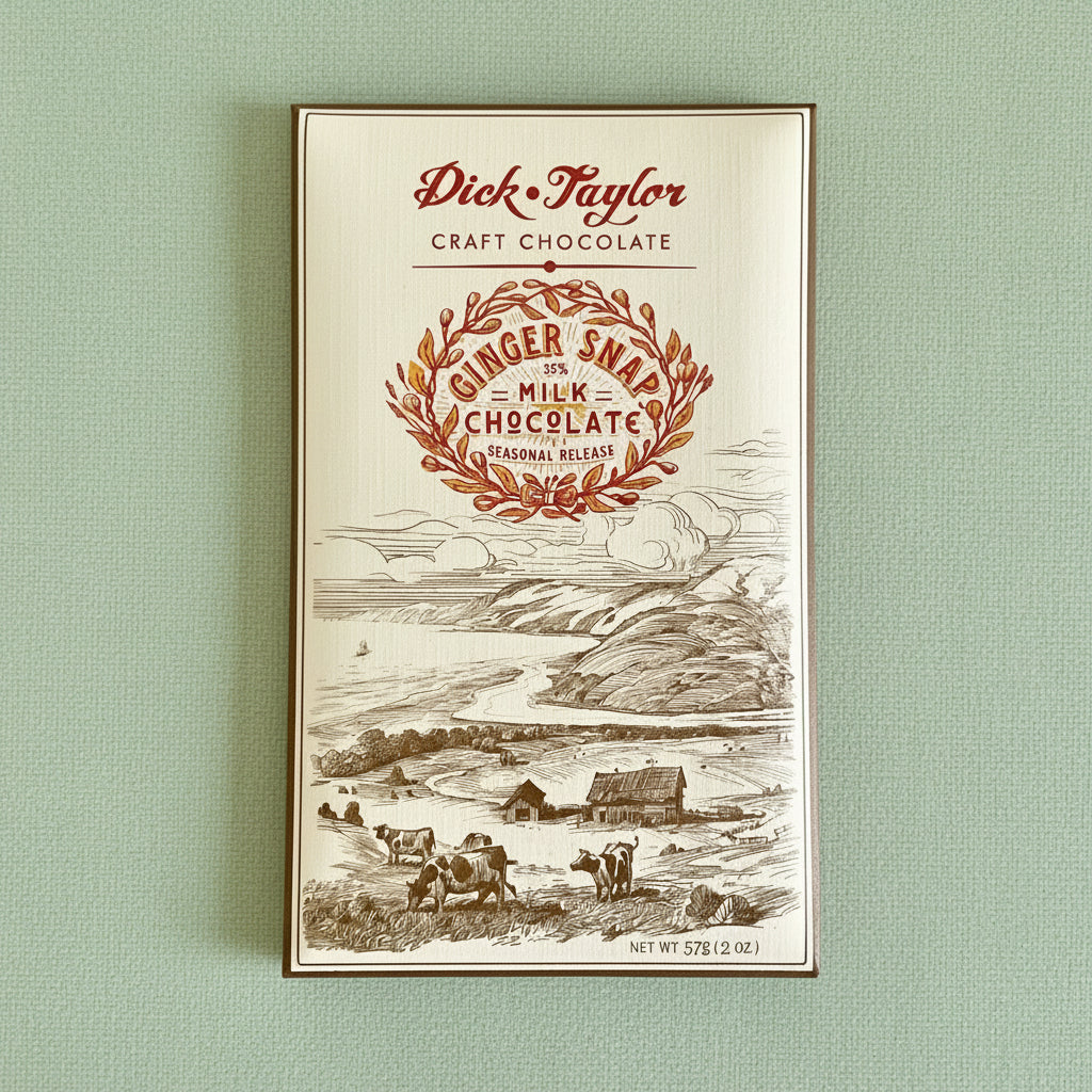 Dick Taylor Ginger Snap Milk Chocolate 55% Seasonal Release