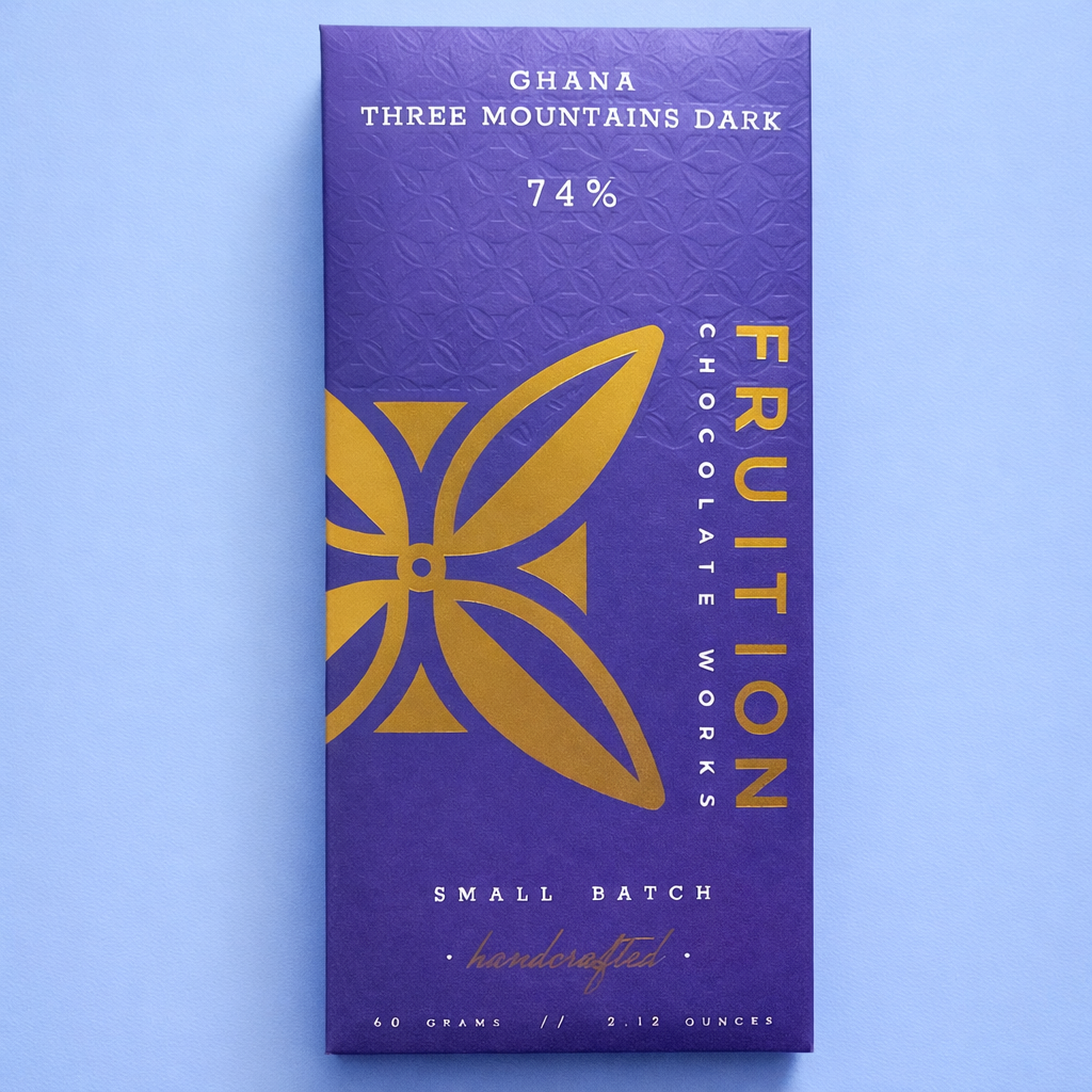 Ghana Three Mountains 74% Dark Chocolate Bar