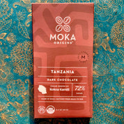 Moka Origins Tanzania 72% Dark Chocolate Bar