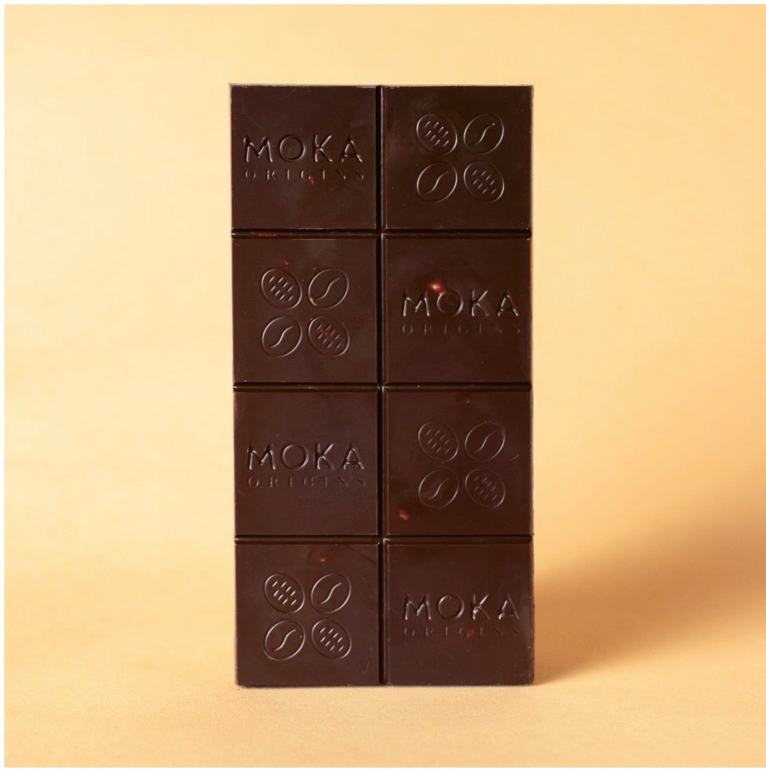 Moka Origins Toffee Almond Dark Chocolate Bar
