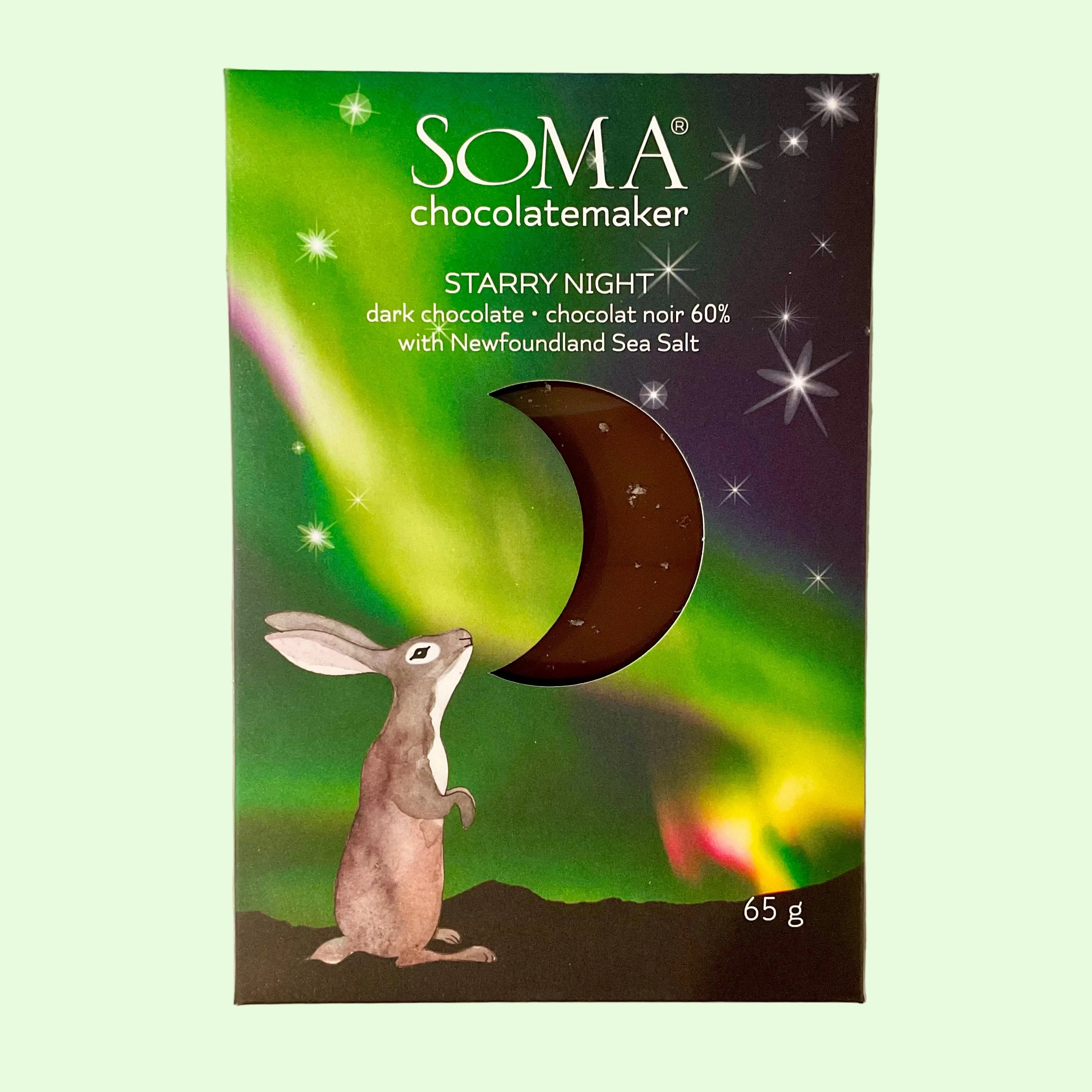 Soma Chocolatemaker Starry Night 60% Dark Chocolate Bar