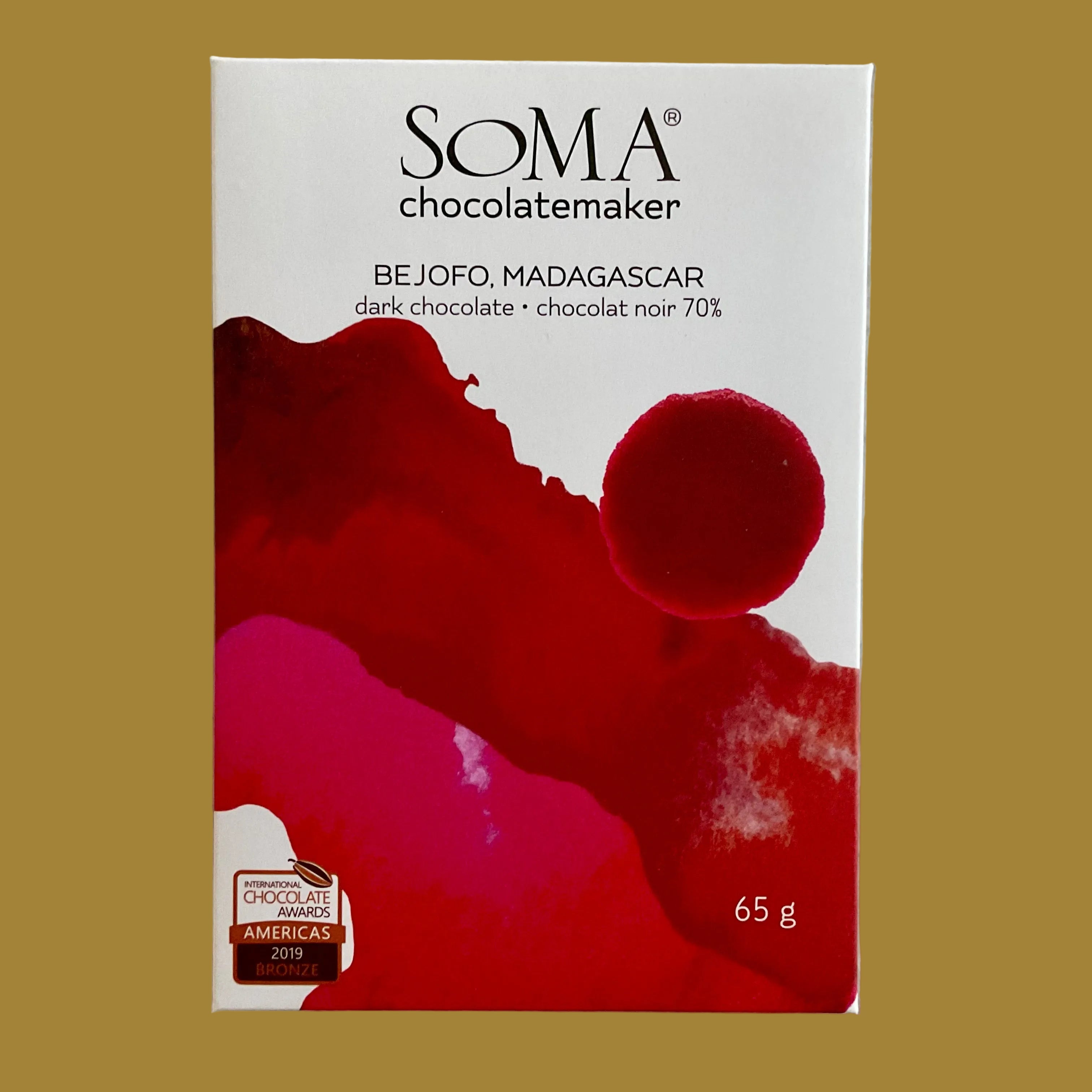 Soma Chocolatemaker Bejofo, Madagascar 70% Dark Chocolate Bar