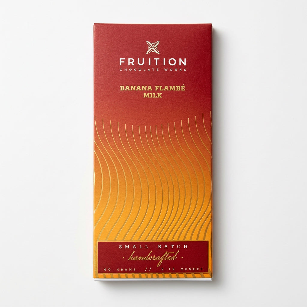 Fruition Banana Flambé Milk Chocolate Bar