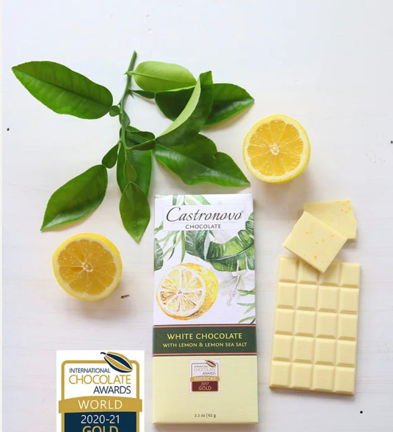 Castronovo White Chocolate with Lemon & Lemon Sea Salt