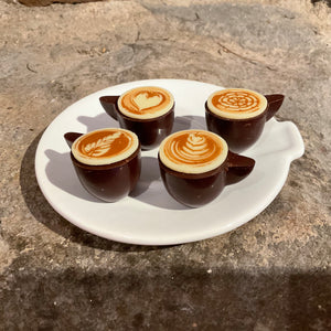 Cluizel Cappuccino Cups with Dark Chocolate and Coffee Ganache