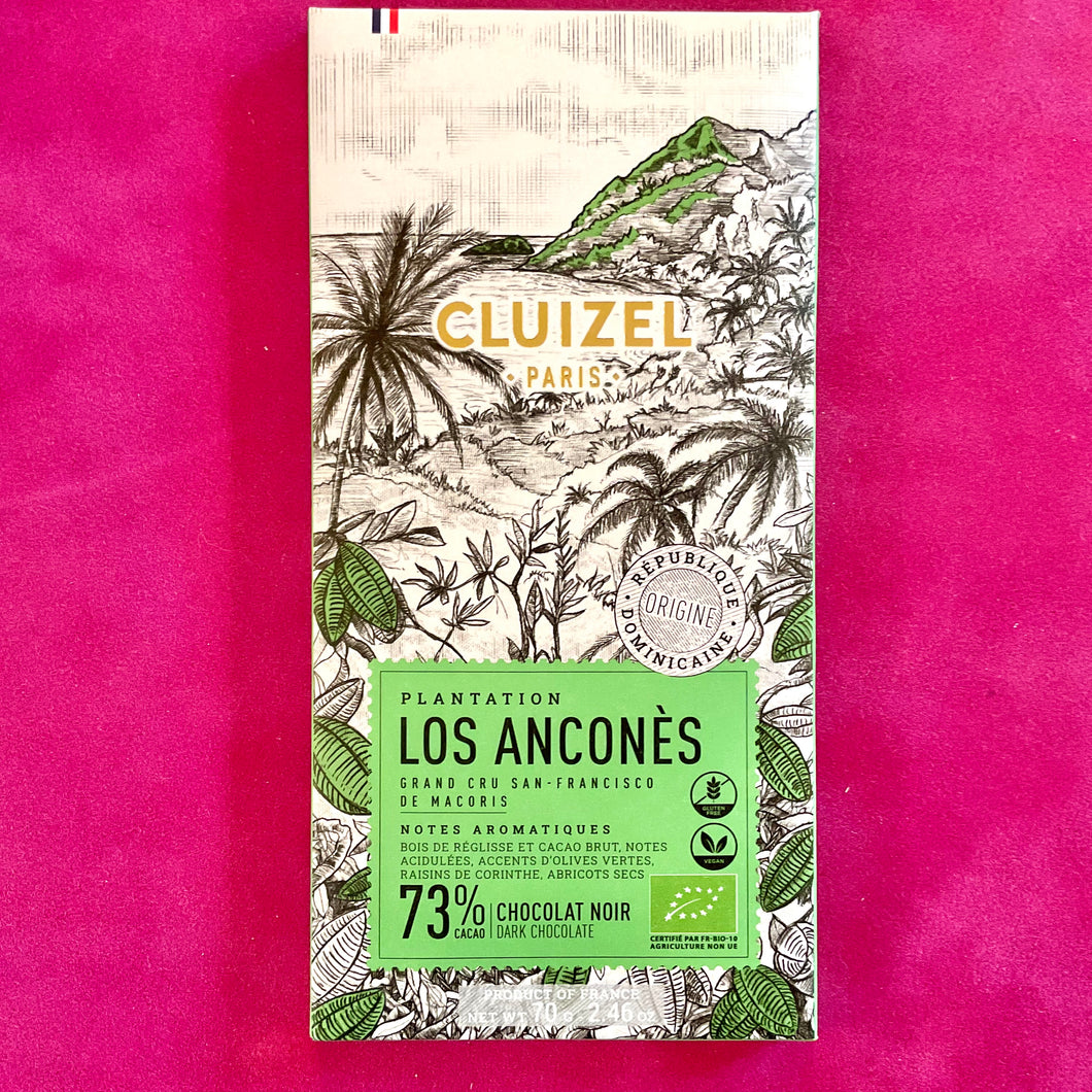 Cluizel Los Ancones Dark Chocolate Bar 73%