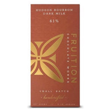 Load image into Gallery viewer, Fruition Hudson Bourbon Dark Milk 61% Chocolate Bar