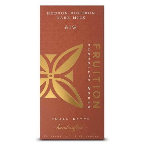 Fruition Hudson Bourbon Dark Milk 61% Chocolate Bar