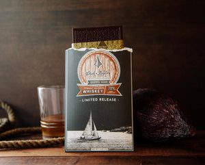 Dick Taylor Barrel Aged Straight Bourbon Whiskey Dark Chocolate Bar 