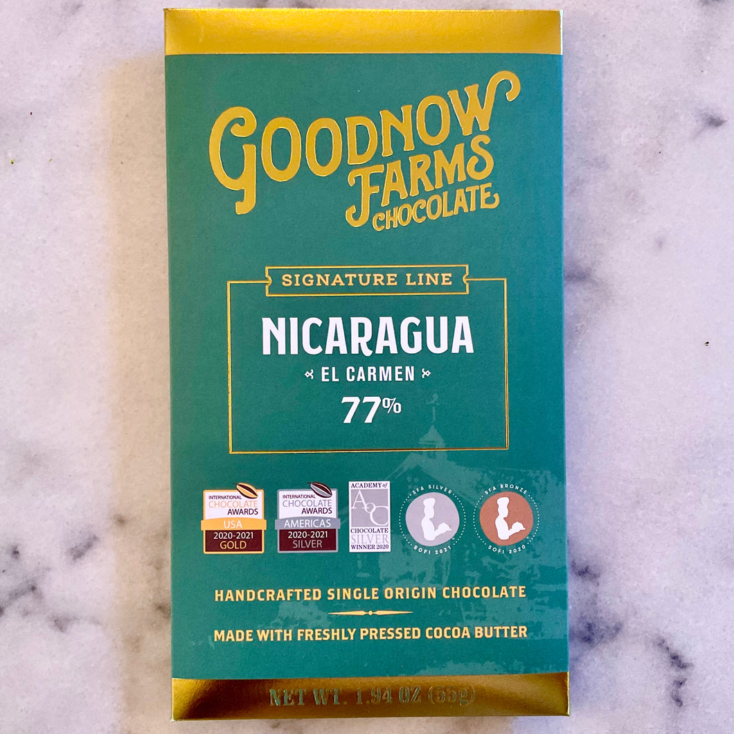 Goodnow Farms Nicaragua “El Carmen” Dark Chocolate Bar