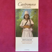 Load image into Gallery viewer, Castronovo Chocolate Arhuacos 80% Ancestral Cacao Dark Chocolate Bar - Barometer Chocolate