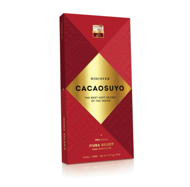 Cacaosuyo Piura Select  70% Dark Chocolate Mini Bar