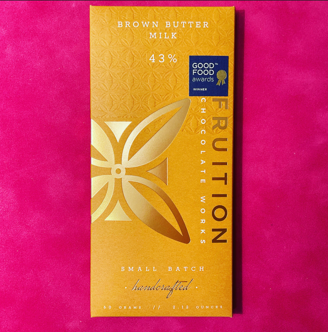 Fruition Brown Butter Milk Chocolate Bar - Barometer Chocolate