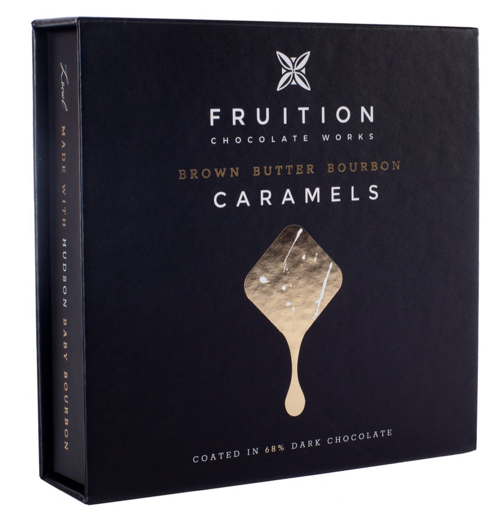 Fruition Dark Chocolate Brown Butter Bourbon Caramel Bonbons - Barometer Chocolate