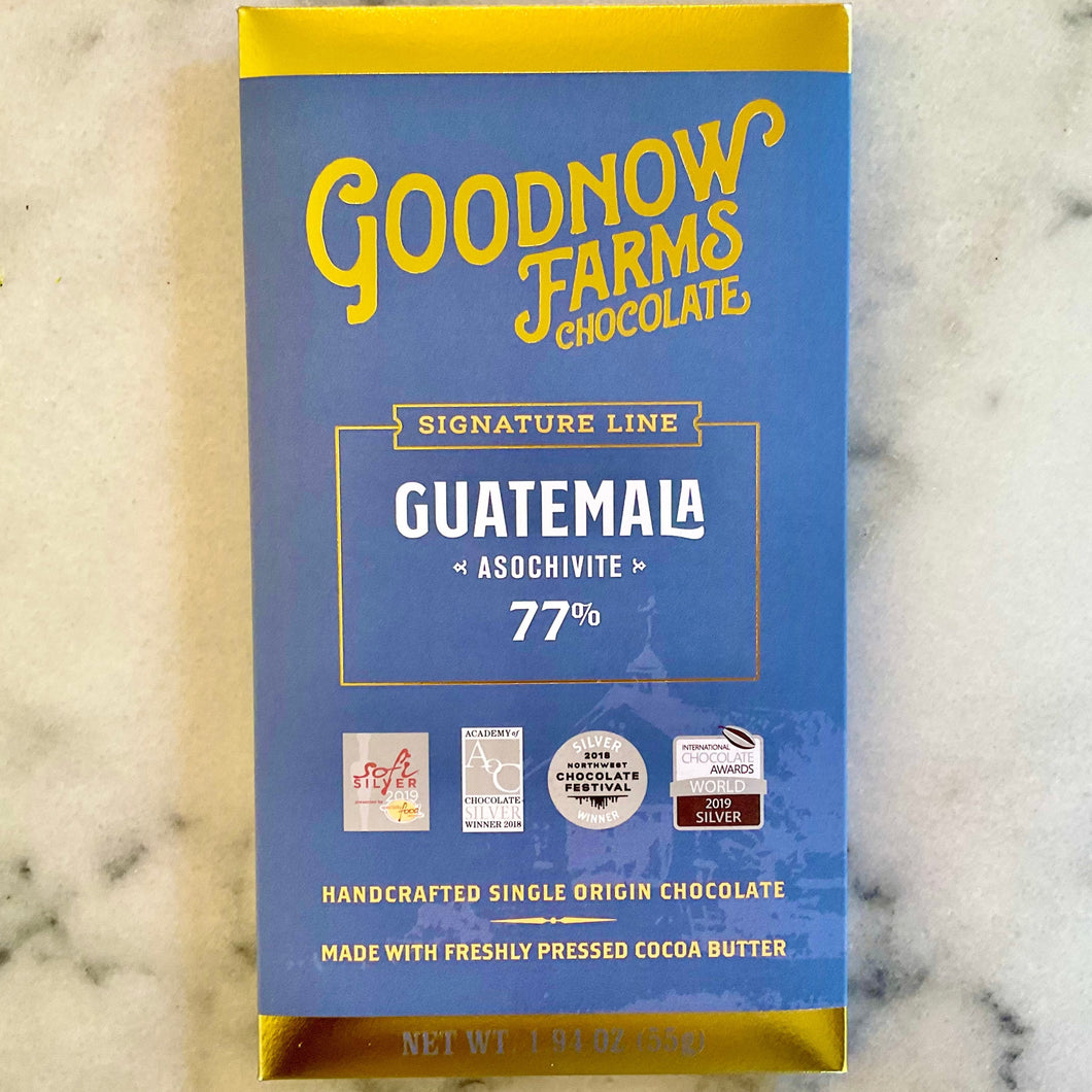 Goodnow Farms Guatemala Asochivite Dark Chocolate Bar - Barometer Chocolate