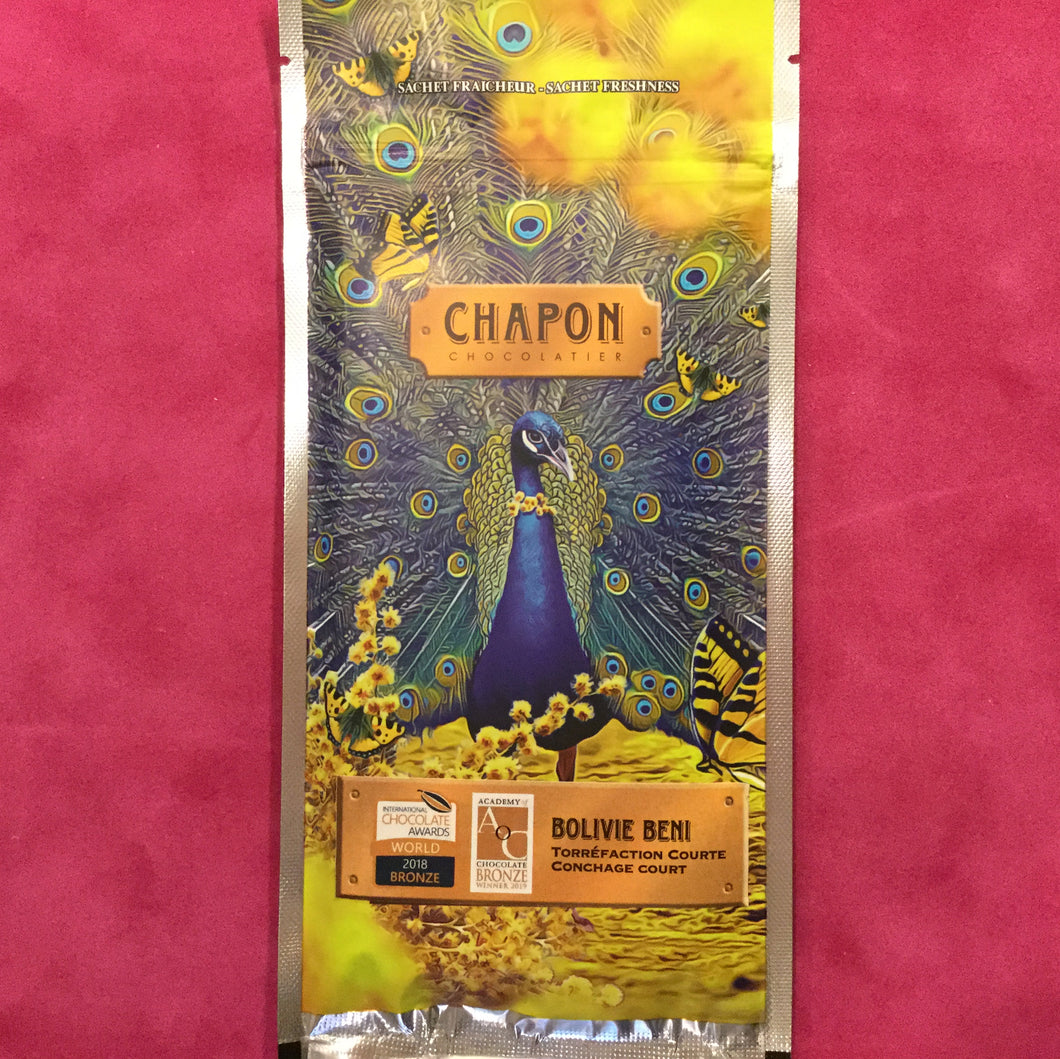 Chapon Bolivie Dark Chocolate Bar - Barometer Chocolate