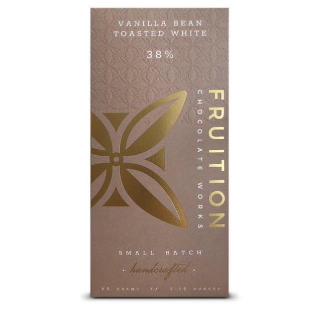Fruition Vanilla Bean Toasted White Chocolate Bar 38%