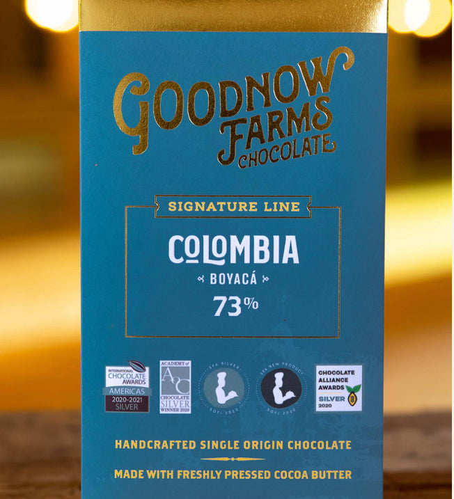Goodnow Farms Colombia Boyaca Dark Chocolate Bar