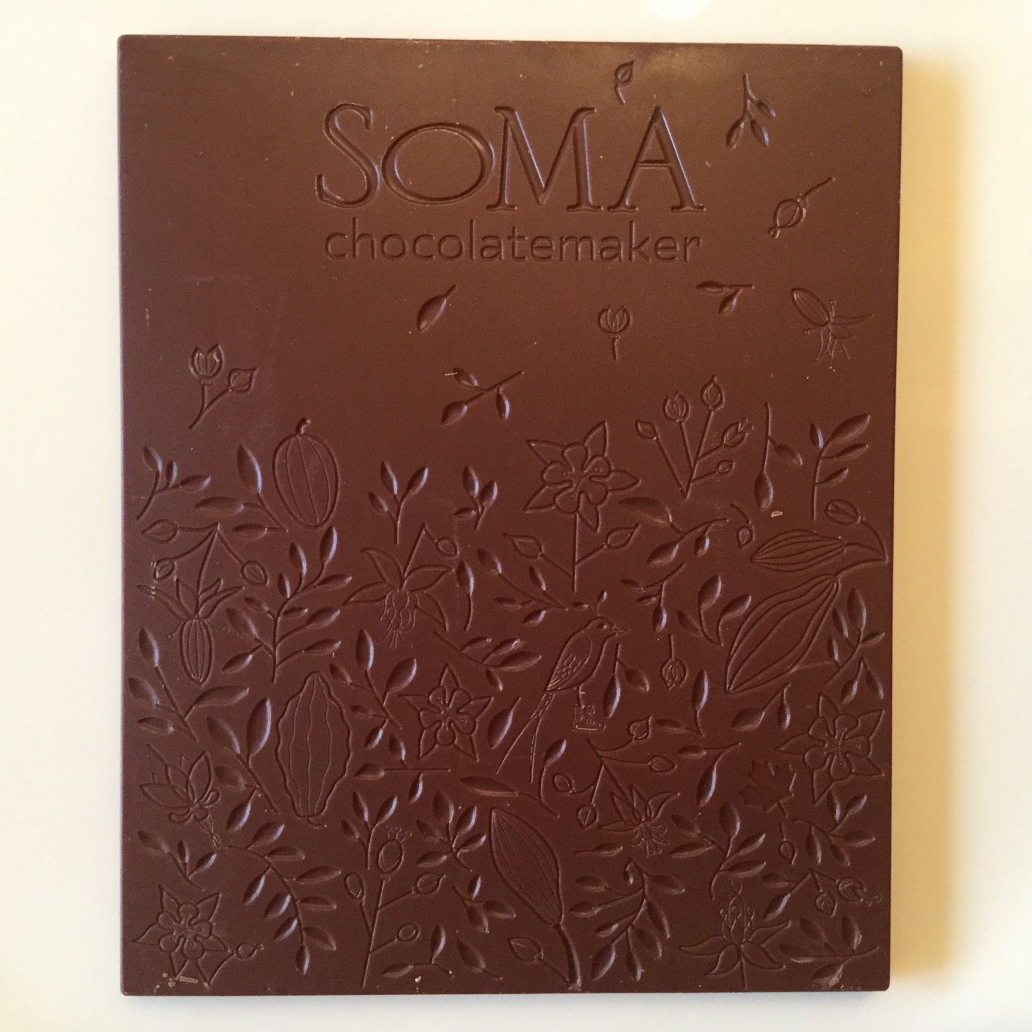 Soma Chocolatemaker Porcelana Dark Chocolate Bar - Barometer Chocolate